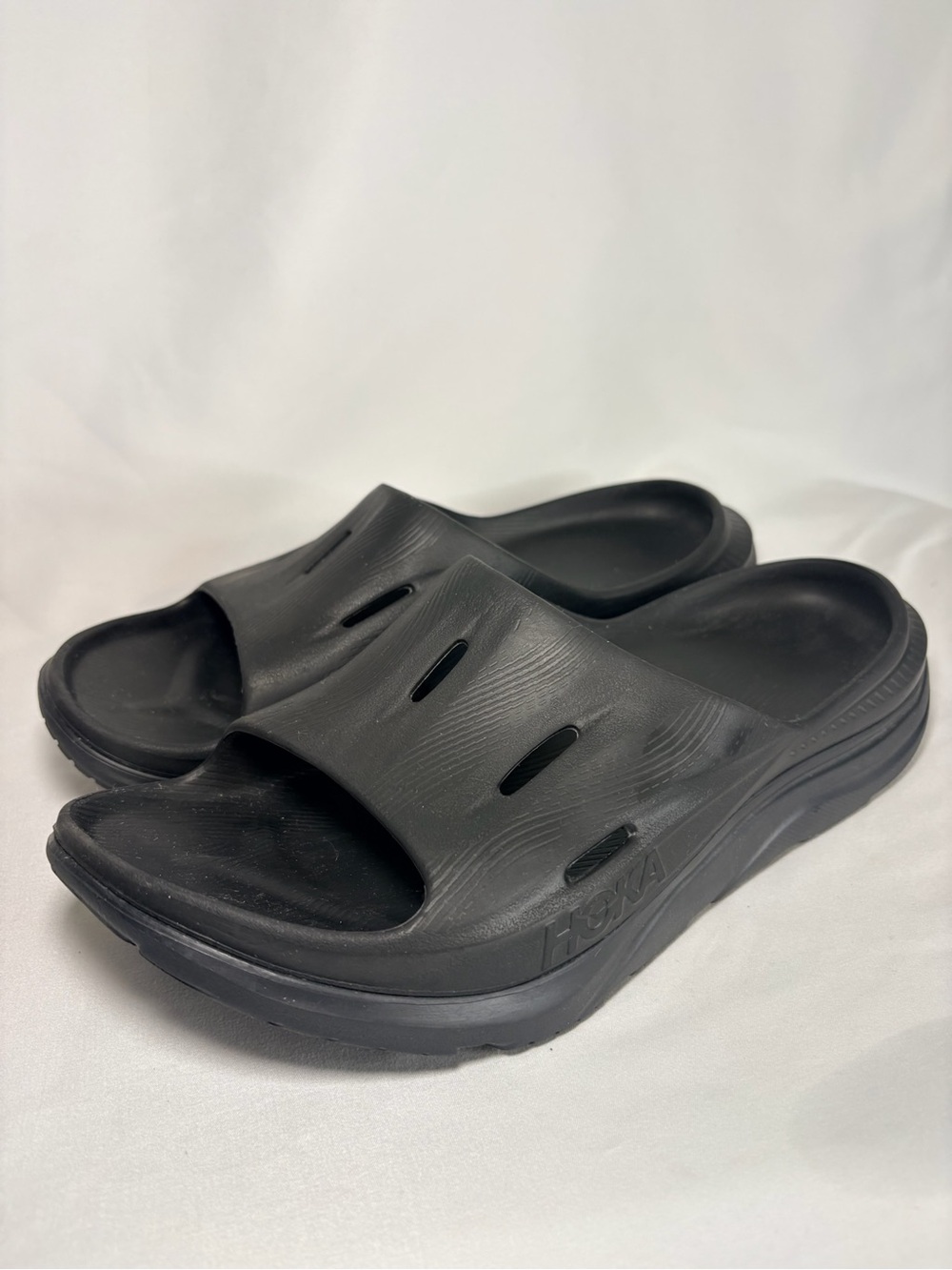 Men’s Hoka Ora Recovery Slide 3 Black Slides Size 13 - Picture 2 of 7